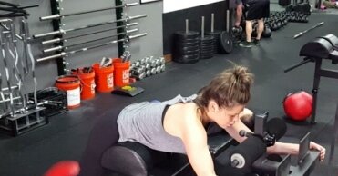 #gigym #gigymbootcamp #raleighnc #ghd #medicineball